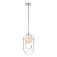 thumbnail image 2 of Kalco Lighting Lennox 9" Contemporary Glass Mini Pendant in Matte Black, 2 of 4