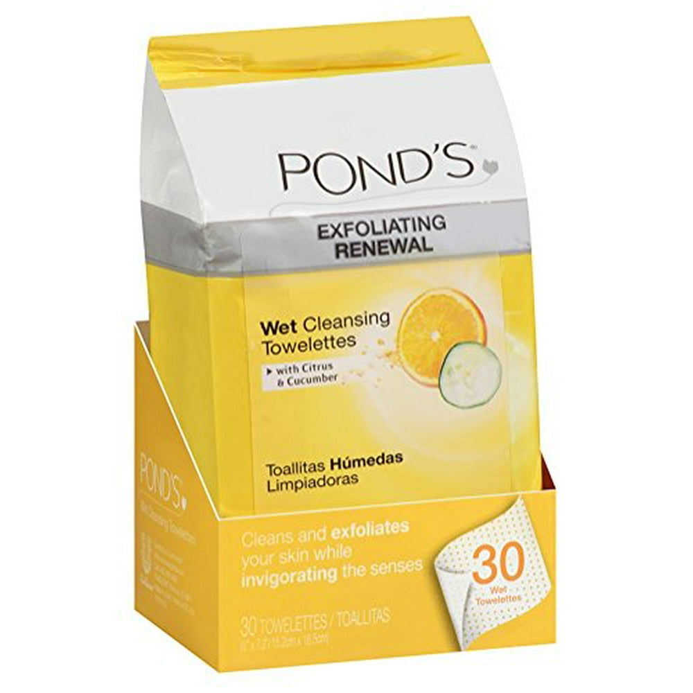 Pond's Towelettes Exfoliating Renewal 28 Count (3 Pack)