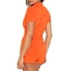 thumbnail image 3 of VISgogo Mono para Mujer, Manga Corta Color Sólido Rayas Texturizadas Slim Fitting Body Short Playsuit VISgogo  moda, 3 of 5