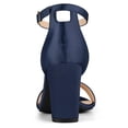 thumbnail image 4 of Women's Ankle Strap Chunky Heels Sandals, 4 of 7