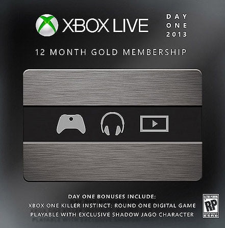 walmart xbox live gold 12 month