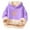 B Purple, variant on Hoodies for Girls Girls Letter Print Hooded Sweatshirt Cozy Pullover Long Sleeve Playful Design Casual Winter Outerwear Girls Sweatshirt Beige 3 Years-4 Years