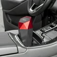 thumbnail image 2 of Unique Bargains Car Trash Can Portable Car Cup Holder Plastic Trash Bin Red 1 Pcs, 2 of 6