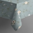 thumbnail image 5 of Pioneer Flower Floral Print Pattern Square Tablecloth,Waterproof Square Table Cover,Wipeable Spillproof Washable Table Cover for Home Kitchen Party Decor 42"X42"(107x107cm), 5 of 6