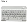 thumbnail image 2 of Neinkie Clavier Bluetooth Ultra-Mince Compatible avec iPad/ordinateur Portable et Plus d'Appareils Bluetooth, Blanc, 2 of 8