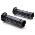 thumbnail image 1 of Krator Motorcycle Street Bike Black Hand Grips 7/8" Inch Compatible with Honda VTR 1000 Interceptor Super Hawk, 1 of 4