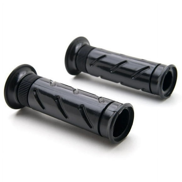 Krator Motorcycle Street Bike Black Hand Grips 7/8" Inch Compatible with Honda VTR 1000 Interceptor Super Hawk