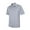Gray/White, variant on Monterey Club Men's Forge Overlock Contrast Golf Polo Shirt #1198