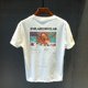 thumbnail image 4 of Ropa de calle para hombre, camisetas para hombre, camiseta de algodón de verano, básica, vintage, nueva, elástica, con alfabeto, Kpop, talla XL, M, 4 of 4