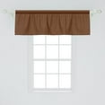 thumbnail image 2 of Ambesonne Checkered Window Valance, Irish Tartan Xmas, 54" X 18", Emerald Yellow Vermilion, 2 of 3