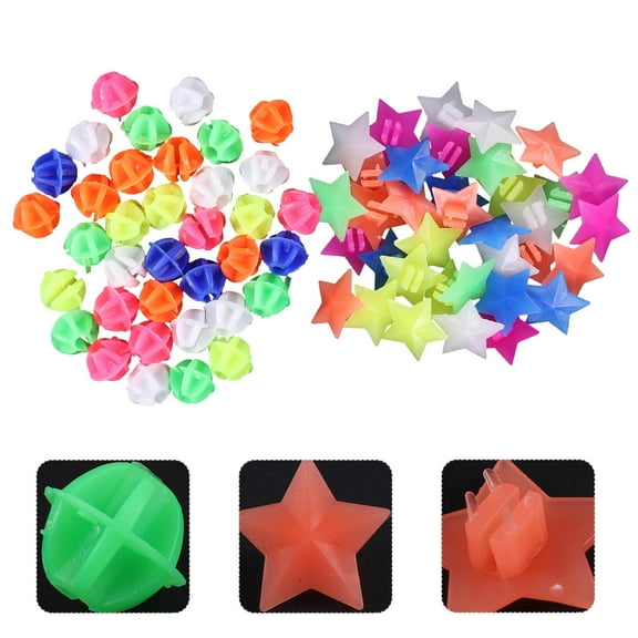 Masteelf 72 Pcs Bicycle Convenient Bike Decorations 1.30X1.30X1.30CM