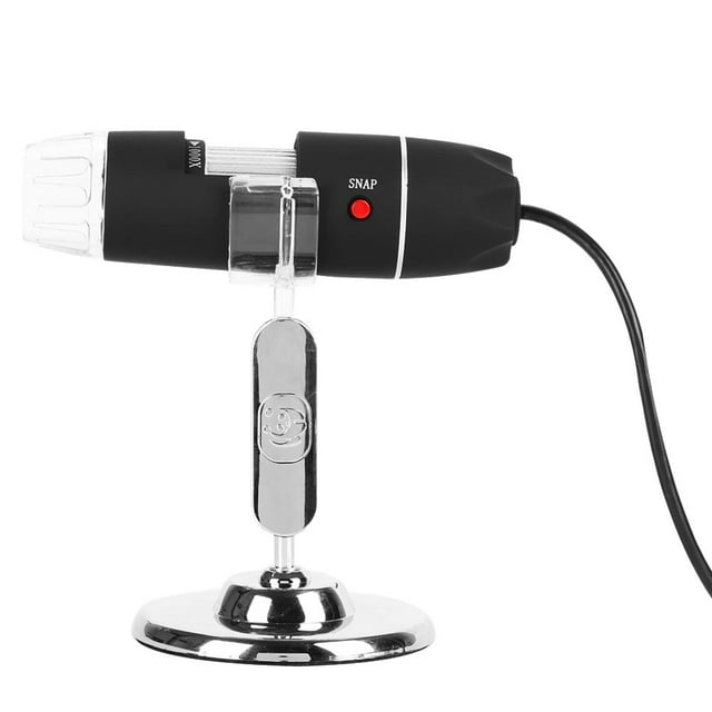 1000X Zoom 8 LED USB Microscopio Digital Lupa Endoscopio Cámae Video Con Soporte Portátil Bajo Consumo de Energía, La Mejor Opción para reconocimiento de Objetas Pequeños