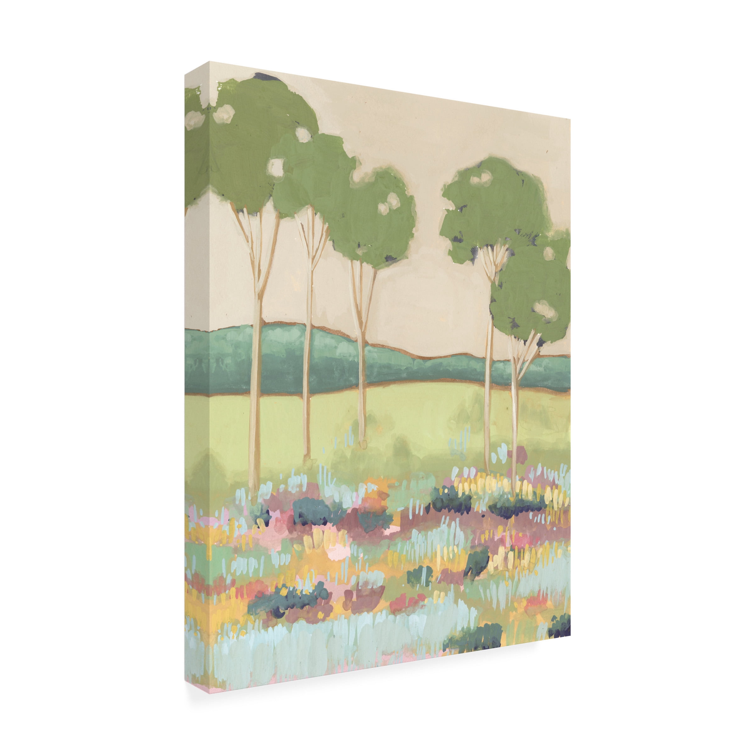 Melissa Wang 'Shades of Trees II' Canvas Art