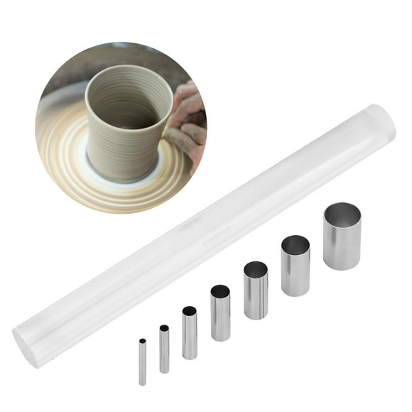 Clay Metal, Formes Perforateur Perforateur Trou 8Pcs Poinçon Métal Argile Métal avec Boîte pour Couper l'Argile pour Bricolage Modèle Makin