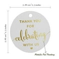 thumbnail image 6 of Inkdotpot Gold Foil Paper Hang Tags Thank You Celebrating With Us Bridal Shower-Baby Shower-Retirement-Wedding-Birthday Favor Tags 100 Pieces, 6 of 6