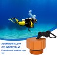 thumbnail image 3 of Cubierta de válvula de tanque de buceo con cuerda Protector de tapón antipolvo para válvula de tanque de buceo a prueba de polvo, 3 of 8