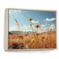 thumbnail image 2 of Designart "Meadow Of Summer Flowers At Sunset" Prairies Floater Framed Wall Art Prints, 2 of 5