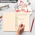 thumbnail image 4 of FORMRS 1-Subject Spiral Notebook 8" x 5" College Ruled 60 Refillable Sheet A5 Hard Cover, 2 Pack, Starfish Seashell, 4 of 7