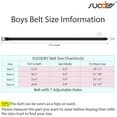 thumbnail image 6 of Kids Reversible Belts for Boys Back to school Classic Casual Children Leather Belt for School Uniform Jeans, 6 of 8