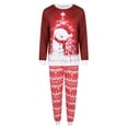 thumbnail image 3 of Pijamas Navideñas Conjuntos de pijamas de 2 piezas Ropa para el hogar con estampado de muñeco de nieve para padres e hijos Kuymtek Rojo*papá T 24 para Unisex, 3 of 9
