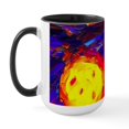 thumbnail image 2 of CafePress - Halloween Modern Abstract Oil Painting - 15 oz Ceramic Large White Novelty Mug, 2 of 4