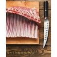 thumbnail image 4 of Kessaku 6.5-inch Boning Knife - Spectre Series - Forged Japanese AUS-8 High Carbon Stainless Steel - Granton Edge - Pakkawood Handle with Blade Guard, 4 of 9