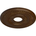 thumbnail image 3 of Ekena Millwork 15 3/4"OD x 3 7/8"ID x 3/4"P Berkshire Ceiling Medallion (Fits Canopies up to 7"), Hand-Painted Root Beer Crackle, 3 of 6