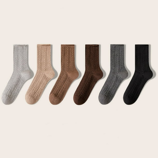 Calcetines largos para mujer, cómodos, de moda, que combinan con todo, calcetines de algodón para mujer