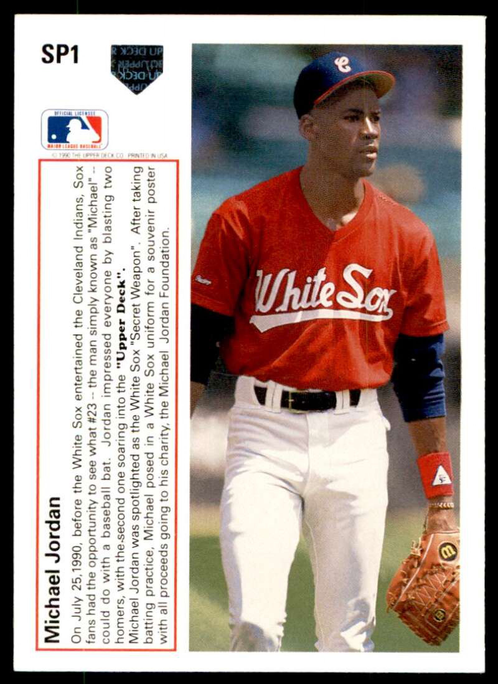 Michael Jordan Baseball Rookie Card 1991 Upper Deck #sp1 - Walmart.com