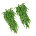 thumbnail image 4 of 10 piezas de plantas colgantes artificiales de plástico, helechos persas, plantas verdes falsas para interiores y exteriores, paredes, bodas, patios, porches, decoración, 4 of 14