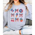 thumbnail image 5 of 4th of July Patriotic Sweatshirt for Women & Kids USA Red White Blue Family Matching Crewneck Gray Sweatshirt Adult Medium, 5 of 7
