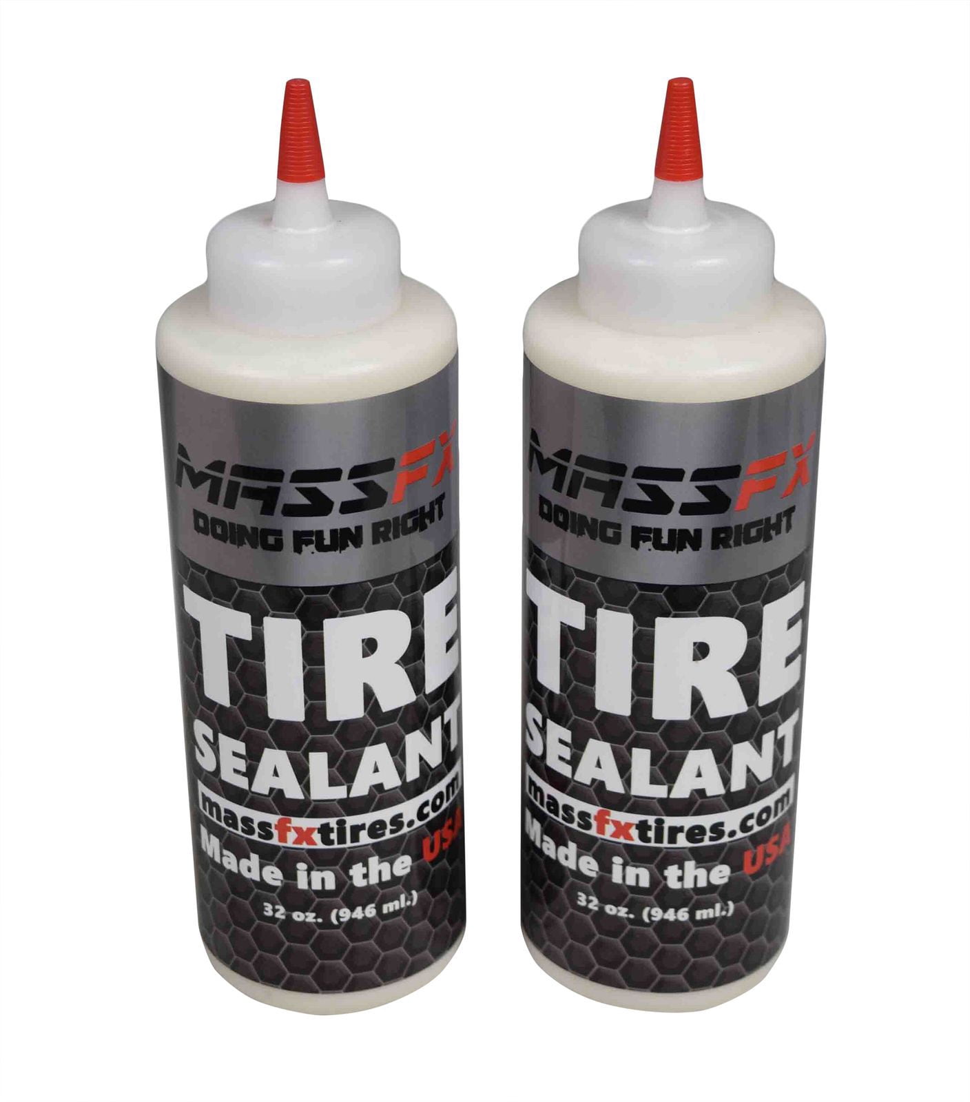 MASSFX Premium Flat Preventer Tire Sealant Made in USA (32 oz) 2Pack