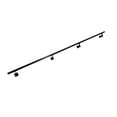 thumbnail image 4 of Urban Contemporary Aluminum Complete Handrail Grab Bar Set, Brackets Included, Black Powder Coated Finish (9 Foot Handrail Set), 4 of 4