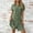 Army Green, variant on House Dress Summer Maxi Dresses for Women 2026 Solid Color Lapel Button Down Breathable Regular Fit Office Dress with Pockets for Work and Weekend