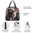 thumbnail image 3 of Yiaed Heart Guinea Pig Couple Print Insulated Lunch Bag Reusable Cute Tote Lunch Box, Leakproof Cooler Lunch Bags for Work Office Travel School Picnic, 3 of 5