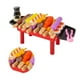 thumbnail image 1 of Juguete para parrilla de barbacoa para niños, 28 piezas, parrilla para barbacoa para niños, juego de cocina para cocinar, juego para niños, juego de parrilla para comida, impulsado por el rendimiento, 1 of 8