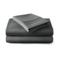 thumbnail image 2 of The Great American Store- 100% 650 Cotton 12 Inch Deep 5 PC Split Sheet Set (Solid Grey, Cal King)- Extremely Smooth Stronger Durable Quality - Luxury Bedding, Easy to Care, 2 of 3