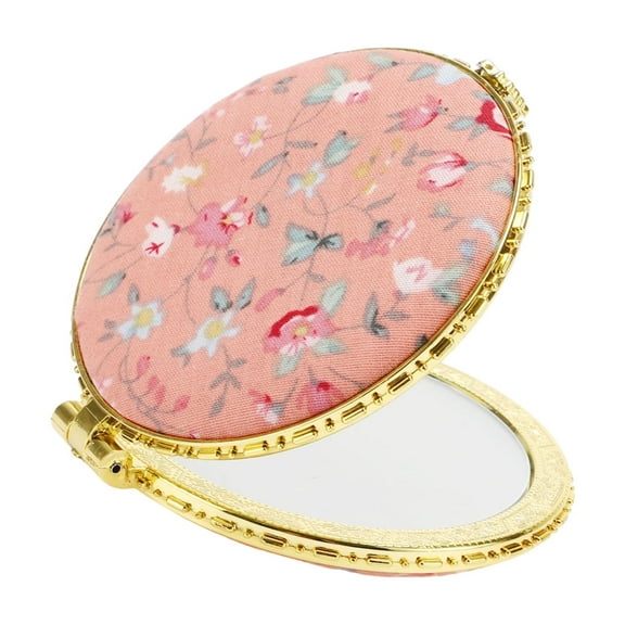 Vocoste 1 Pc Flower Pocket Mirror Mirror for Purse Pink
