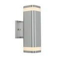 thumbnail image 1 of Artika Mettle LED Integrated Wall Light - Silver, 1 of 8