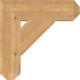 thumbnail image 3 of Ekena Millwork 5 1/2"W x 22"D x 22"H Traditional Craftsman Smooth Bracket, Western Red Cedar, 3 of 13