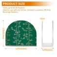 thumbnail image 3 of Iauyy 1 Piece Napkin Holder for Table 4.1x4.9x1.97in Acrylic Kitchen Decor,Standing Napkin Dispenser Kitchen Table for Bar Banquet Coffee Table,Green, 3 of 8