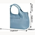thumbnail image 3 of Luxalzxs PU Leather Purses and Handbags for Women Shoulder Bags Stylish Large Capacity Hobo Handbags Purses Crossbody Bags Top Handle Satchel Bags, 3 of 5