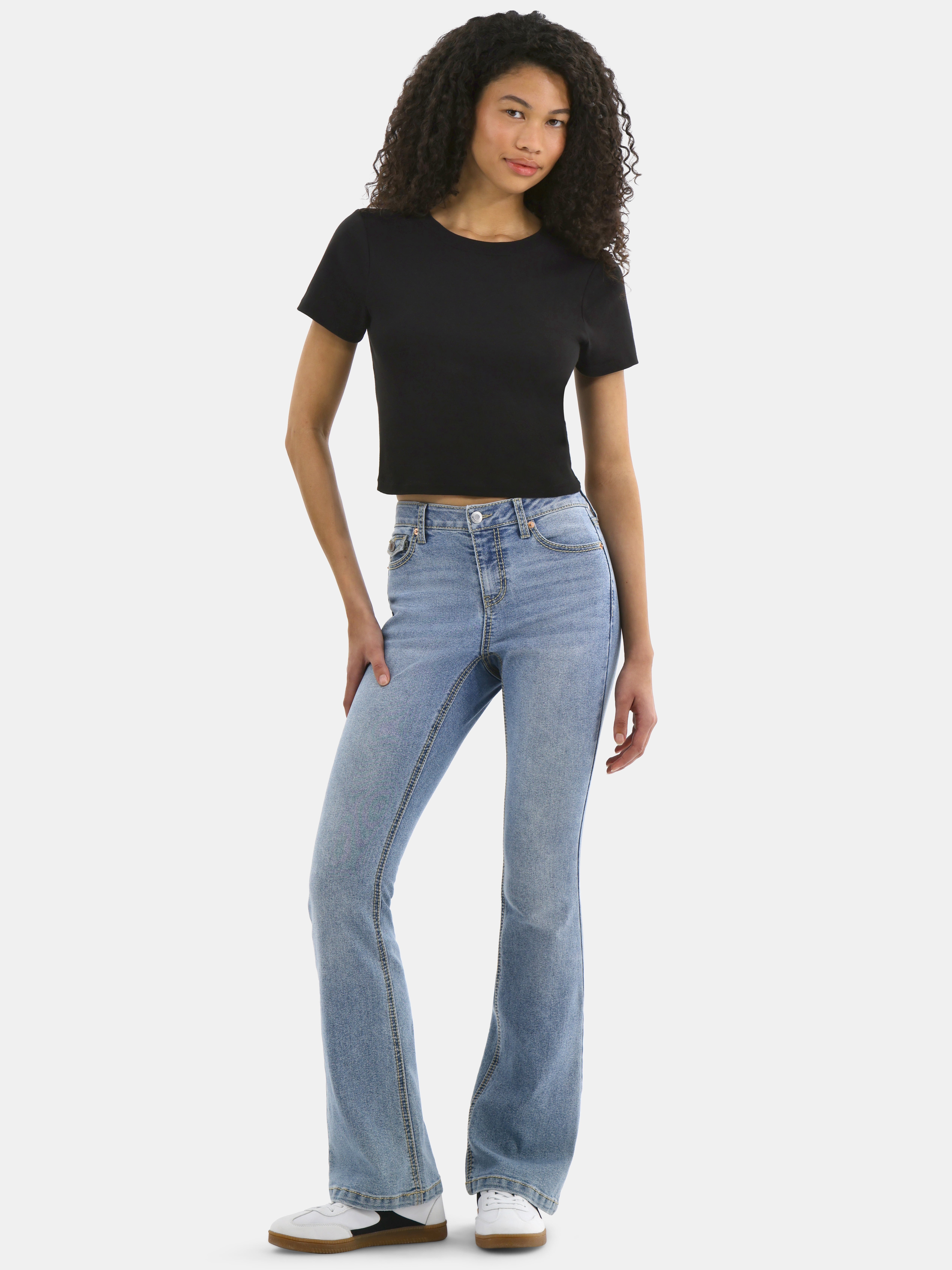 No Boundaries Stretch Denim Bootcut Jeans, 34" Inseam, Women's Sizes 00-20