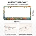 thumbnail image 2 of Aluminum License Plate Frame 2 Pack Car Exterior Accessory Car Tag Holder for Front Rear Plates Cars Decor Cute Mushroom House, 2 of 7