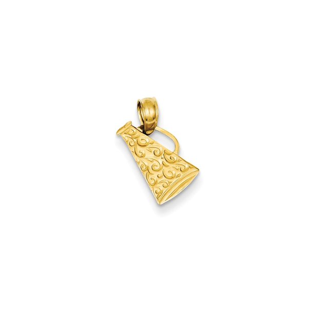 Goldia 14k Yellow Gold Megaphone with Handle Pendant