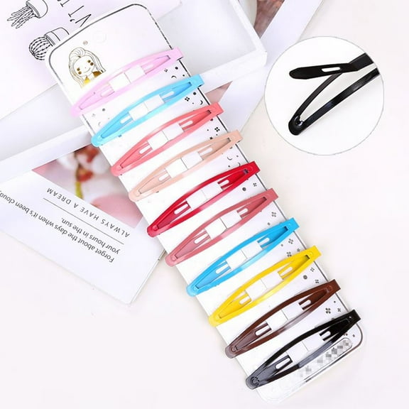 SEWCHICS 20Pcs Assorted Color Hair Clips Barrettes Snap Hairpins for Women Girls Daily Hair Decoration