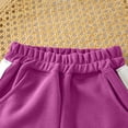 thumbnail image 4 of Antinious Toddler Boys Girls Stylish Solid Elastic Waist Pocket Jogger Full Length Pants 11-12Y, 4 of 5
