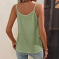 thumbnail image 5 of JULMCOMO Tank Tops for Women Scoop Neck Adjustable Spaghetti Strap Casual Loose Fit Camisole Tops Sleeveless Summer Button Down Shirts Light Green XL, 5 of 8
