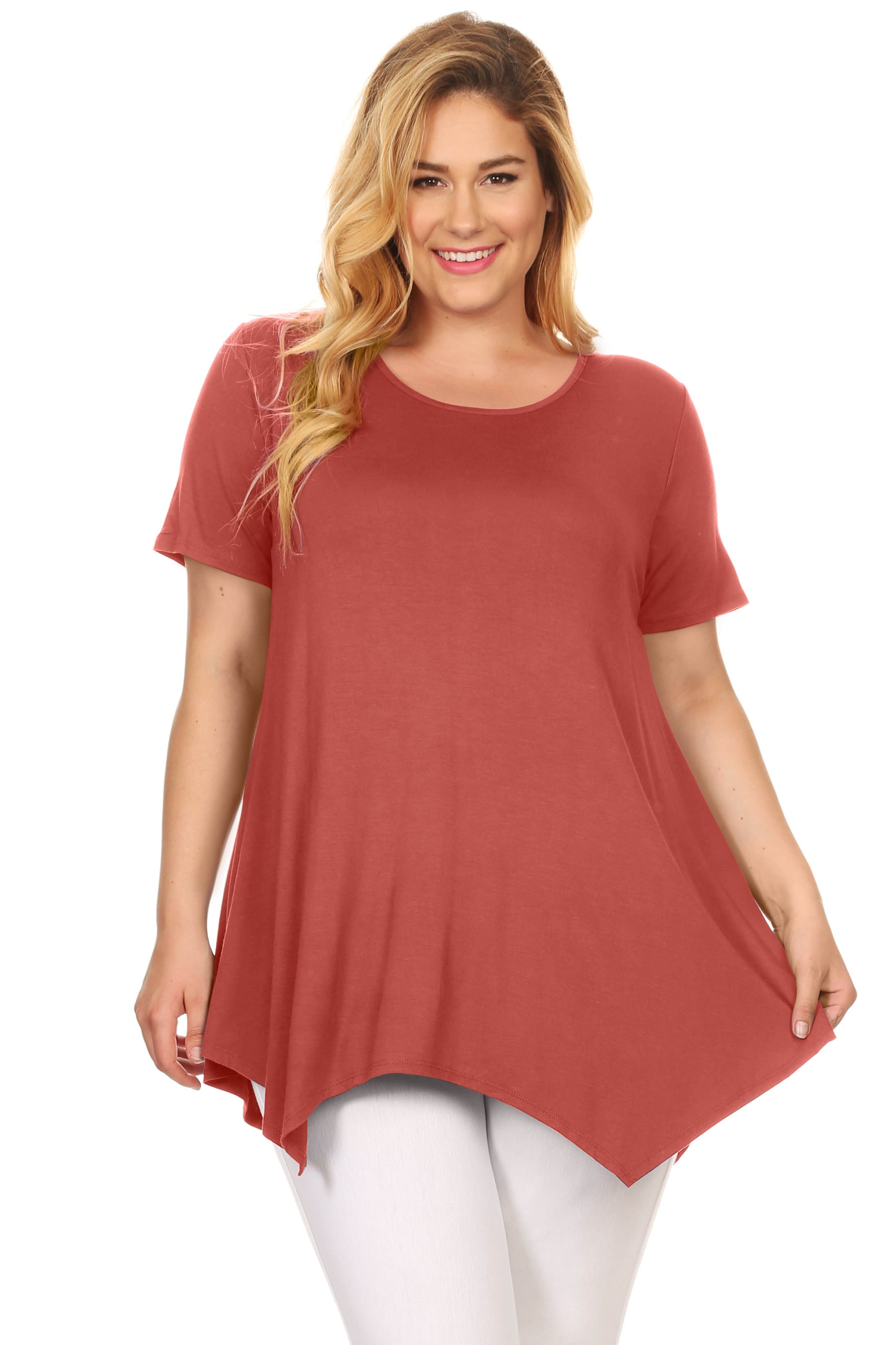 women's plus size tunics to wear with leggings