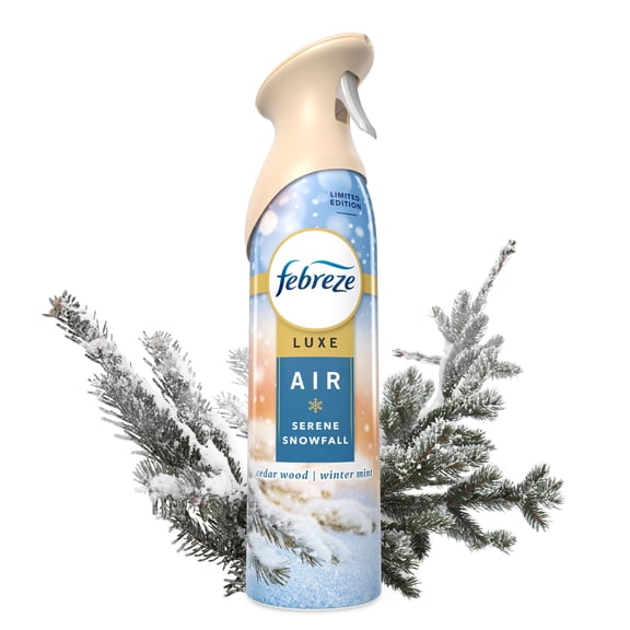 Febreze Odor-Fighting Air Freshener Spray, Room Spray, Serene Snowfall Air Mist, 8.1 oz, 1ct